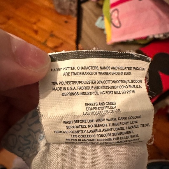 2000 Y2K Harry Potter twin flat sheet - Picture 5 of 5